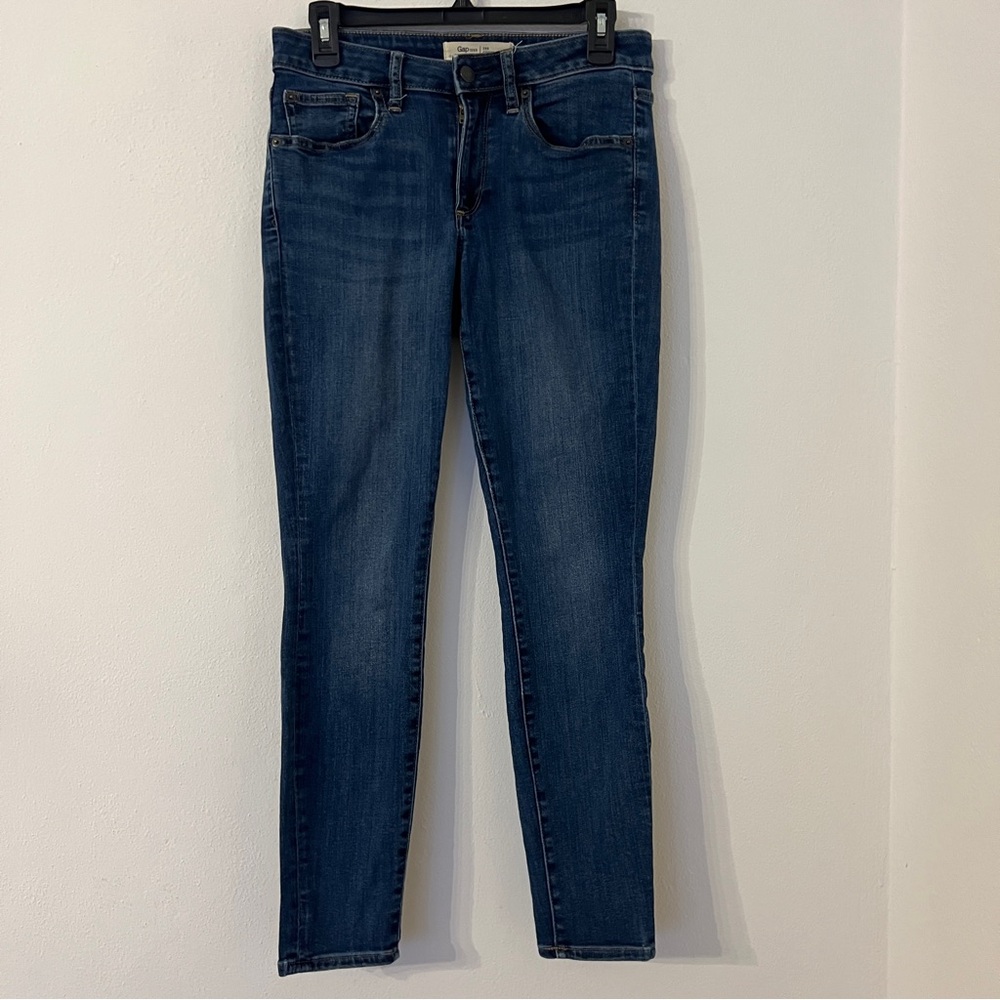 GAP 1969 Curvy True Skinny Denim Blue Jeans 28 Short NWOT